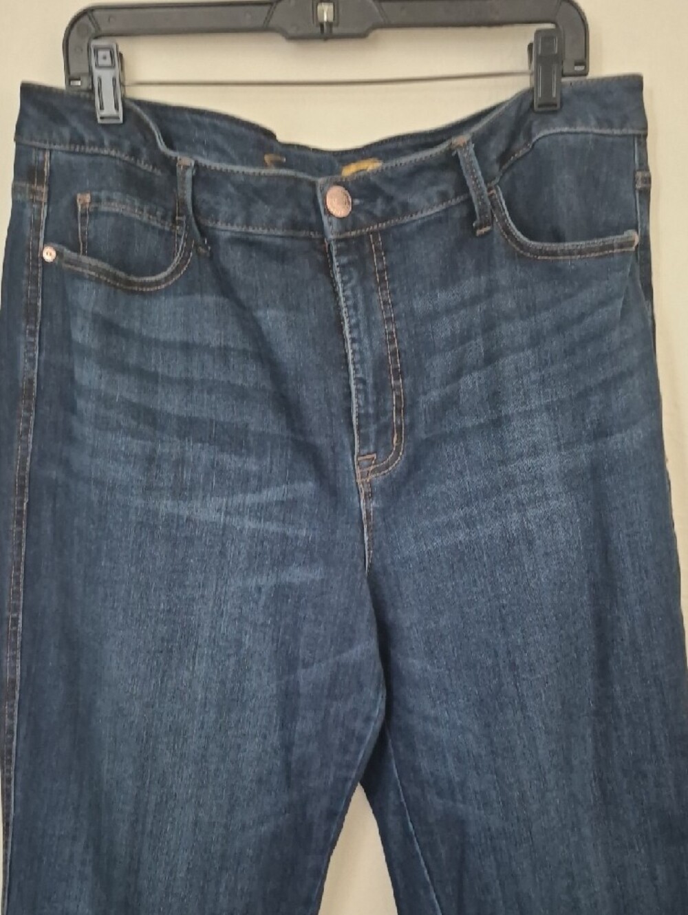 Seven7 Dark Blue Boyfriend Jeans - Picture 3 of 6